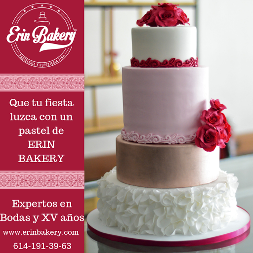 Erin Bakery Pasteles para boda y XV años en Chihuahua