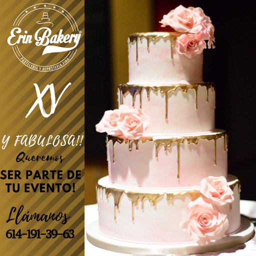 Erin Bakery Pasteles para boda y XV años en Chihuahua